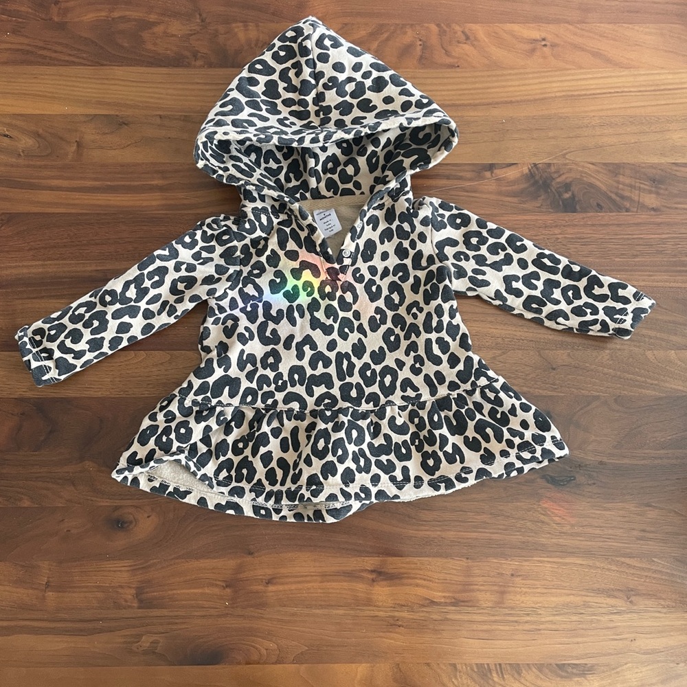 Leopard Sweatshirt Nordstrom 6-9 months